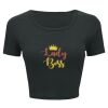 Ladies' Poly-Cotton Crop T-Shirt Thumbnail