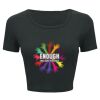 Ladies' Poly-Cotton Crop T-Shirt Thumbnail