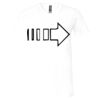 Unisex Jersey Short-Sleeve V-Neck T-Shirt Thumbnail