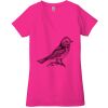 Ladies' Jersey Short-Sleeve Deep V-Neck T-Shirt Thumbnail