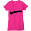 Ladies' Jersey Short-Sleeve Deep V-Neck T-Shirt Thumbnail