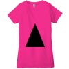 Ladies' Jersey Short-Sleeve Deep V-Neck T-Shirt Thumbnail