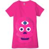 Ladies' Jersey Short-Sleeve Deep V-Neck T-Shirt Thumbnail