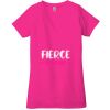 Ladies' Jersey Short-Sleeve Deep V-Neck T-Shirt Thumbnail