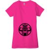 Ladies' Jersey Short-Sleeve Deep V-Neck T-Shirt Thumbnail